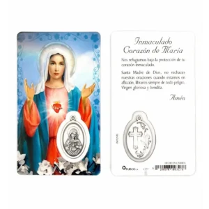 Estampa de la Virgen del Sagrado Corazon