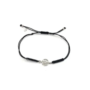 Pulsera escapulario Virgen del Carmen en plata de ley
