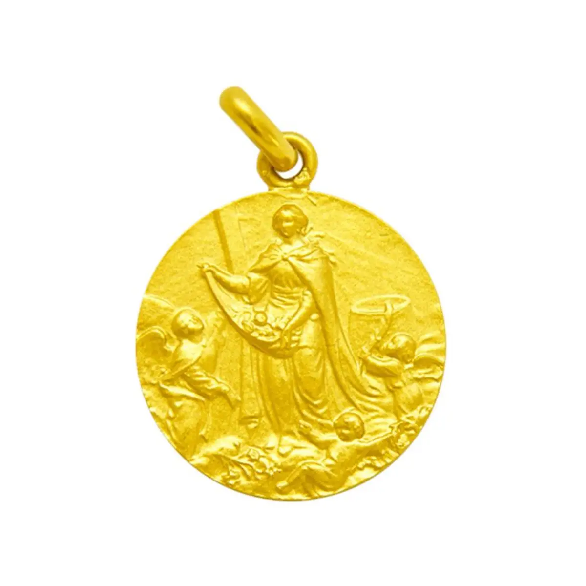 Medalla de Santa Eulalia con angeles – Santas