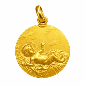Medalla del Niño Jesus V1 (Niño de las Pajas)