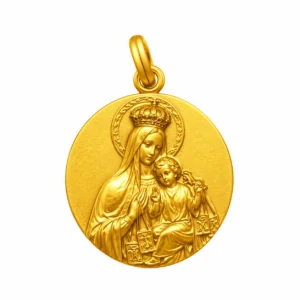 Medalla de Nuestra Señora del Carmen. V1 (Virgen del Carmen)