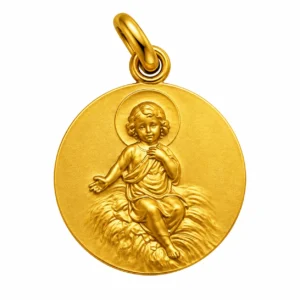 Medalla del Niño Jesus V2 (Niño de las Pajas)