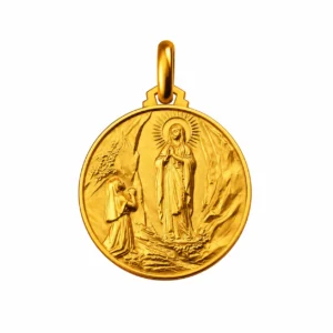 Medalla de la Virgen de Lourdes