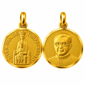 Medalla escapulario de Nuestra Señora de Torreciudad y San Jose Maria Escriva de Balaguer