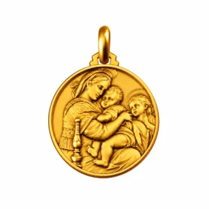 Medalla de la Virgen de la silla (Rafael)