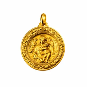 Medalla de la Virgen (Della Robbia)