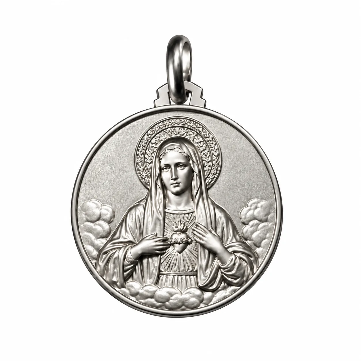 Medalla del Sagrado Corazon de Maria - Imagen 2