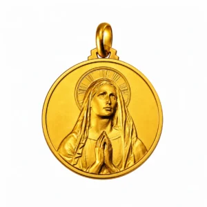 Medalla de la Virgen de Lourdes