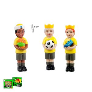 Misterio Fútbol set 3 reyes amarillo