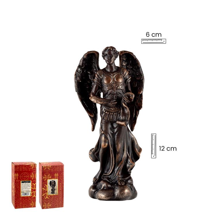 Arcangel San Gabriel acabado en bronce