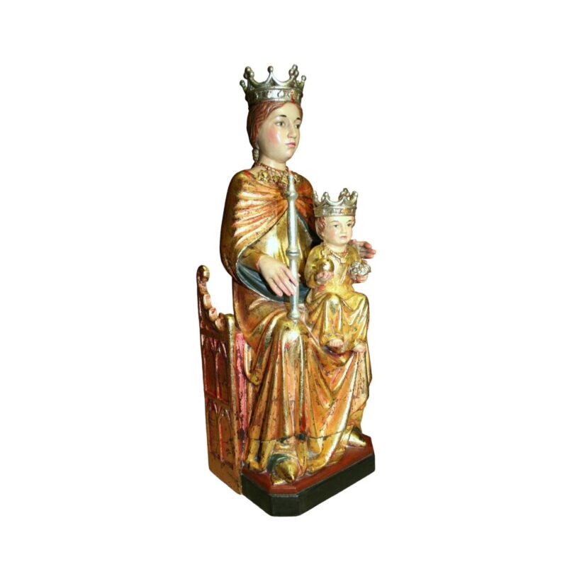Virgen de la Merced de la Basilica de Barcelona en madera