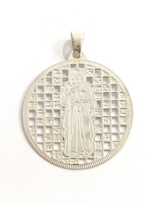 Medalla Apóstol Santiago en plata de ley 925