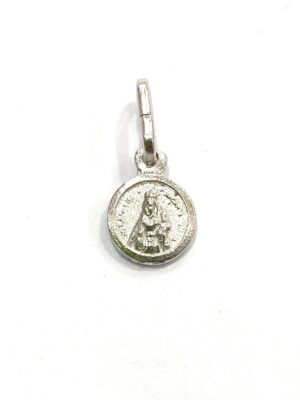 Medalla Virgen de la Fuensanta escapulario plata de ley 925. Tamaño 8mm