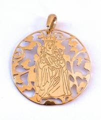 Medalla Virgen de la Victoria plata de ley®. 40mm