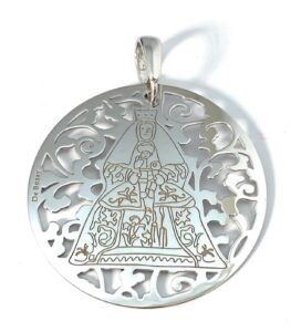 Medalla Virgen de los Reyes en plata de ley®. 35mm