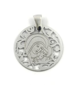 Medalla Virgen del Camino en plata de ley®. 25mm