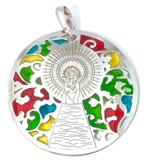 Medalla Virgen del Pilar en plata de ley®. 40mm