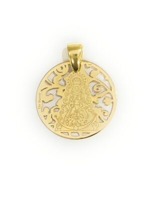 Medalla Virgen del Rocio plata de ley®. 25mm
