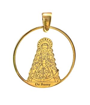 Medalla Virgen del Rocio plata de ley®. 30mm