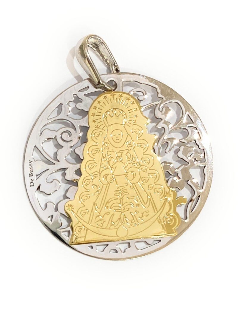 Medalla Virgen del Rocio plata de ley®. 35mm