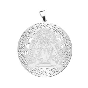 Medalla Virgen la Soledad Plata ley 925ml