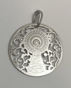 Medalla Virgen Pilar en Plata de Ley®. 35mm
