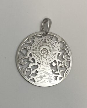 Medalla Virgen Pilar en Plata de Ley®. 35mm