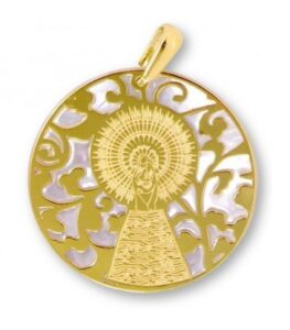 Medalla Virgen Pilar en Plata de Ley®. 40mm