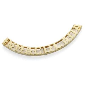 18K COLGANTE NOMBRE PERSONALIZADO 10 LETRAS