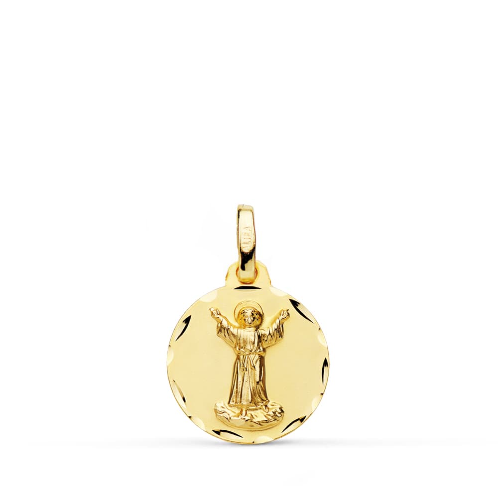 18K MEDALLA DIVINO NIÑO 14 MM – Bebé