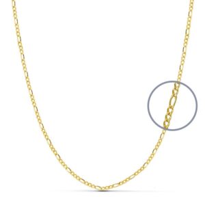 18K CADENA ORO AMARILLO CARTIER 45 CM HUECA 1.5 MM