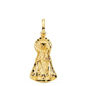 18K SILUETA VIRGEN DE LOS DESAMPARADOS 23X13 MM