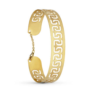 18K PULSERA ORO AMARILLO CALADA LASER