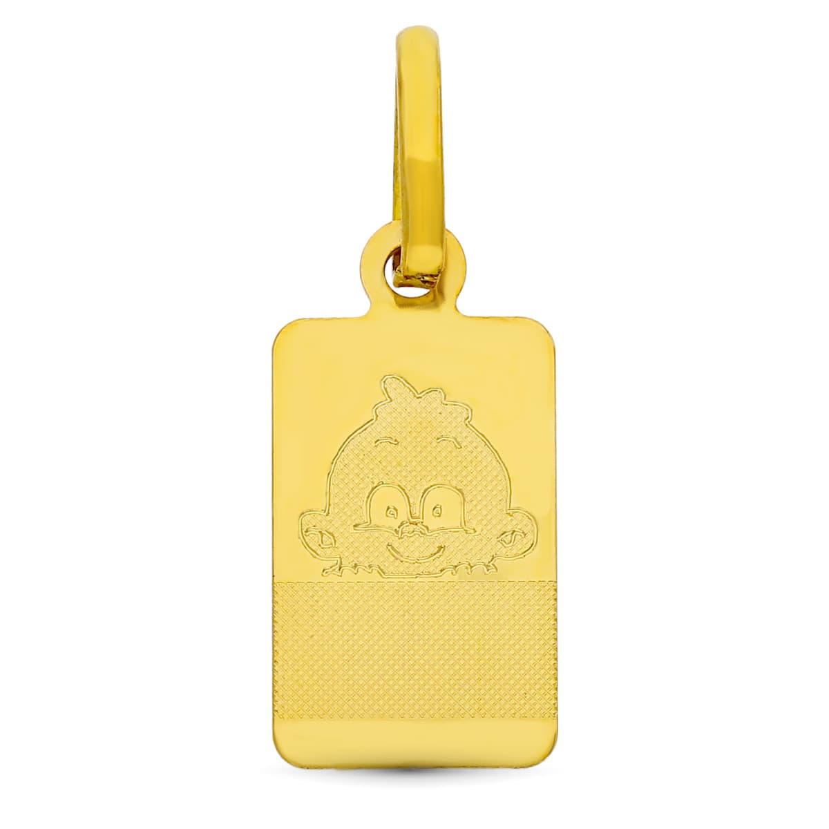 18K CHAPA ORO AMARILLO BEBE 16X8 MM