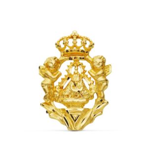18K MEDALLA VIRGEN DE LA CABEZA ESCUDO 27X20 MM