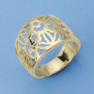 18K SORTIJA FLORES
