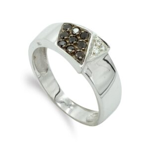 18K SORTIJA ORO BLANCO CIRCONITAS