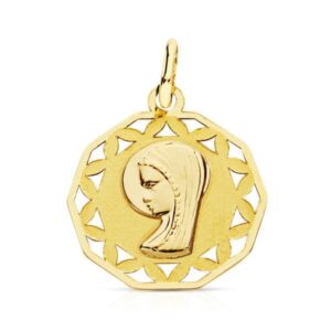 9K VIRGEN NIÑA CERCO CALADO 16 MM