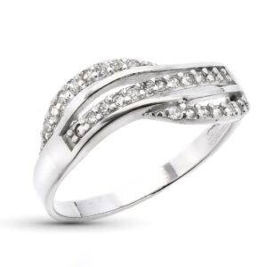 9K SORTIJA ORO BLANCO CIRCONITAS