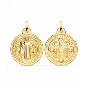 Medalla de San Benito Oro 9k