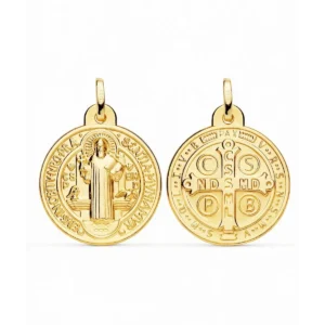 Medalla de San Benito Oro 18k