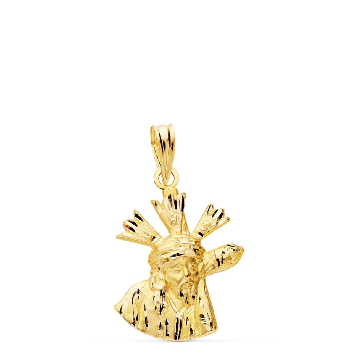 18K COLGANTE CRISTO DEL GRAN PODER SILUETA 20X15 MM