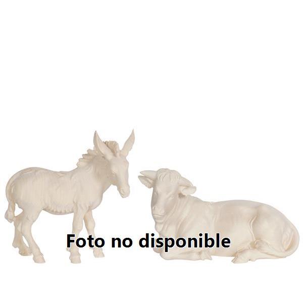 Buey acostado y burro - Imagen 2