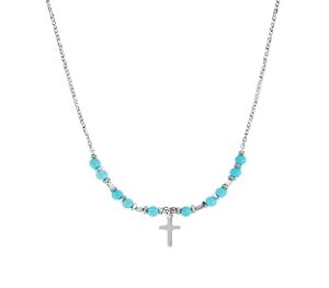 Collar de acero inoxidable – acabado en acero – Longitud 40 + 5 cm – ACCL818384B