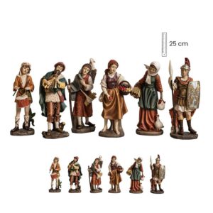 Pastores de nacimiento de 25 cm