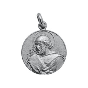 Medalla de San Pedro en plata