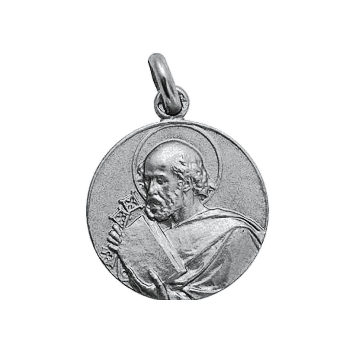 Medalla de San Pedro en plata