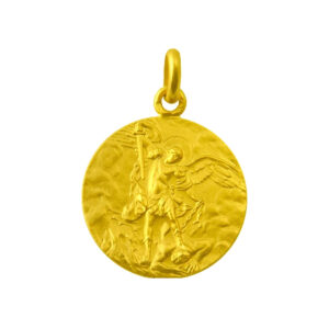 Medalla de San Miguel Arcangel en oro