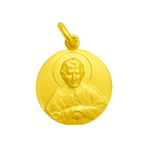 Medalla de San Juan Bosco en oro