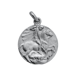 Medalla de San Jorge en plata